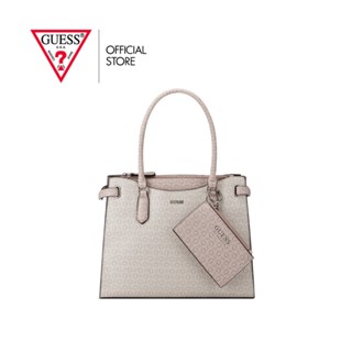 GUESS กระเป๋าถือ รุ่น SV884507 FRESNO SATCHEL สีชมพู