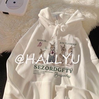 HALLYU เสื้อกันหนาว เสื้อฮู้ด Durable ทันสมัย ตัวเหมือนคนชั้นสูง Korean WWY23909SS37Z230912