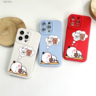 VIVO Y21 Y21S Y21T Y21A Y33S Y33T Y01 Y01A Y15S Y15A Y15C Y50 Y30 Y30i เคสวีโว่ สำหรับ Bubu Bear เคส เคสโทรศัพท์