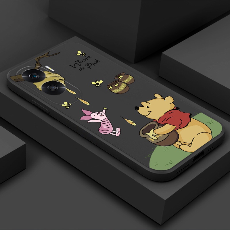 เคส OPPO A57 4G 2022 A77S A77 5G A54 A74 5G A92 A52 A39 A93 A94 A95 4G MF095A เคสโทรศัพท์มือถือ ซิลิโคนนุ่ม กันกระแทก ลายการ์ตูนหมีพูห์ สําหรับ - รูปที่ 7