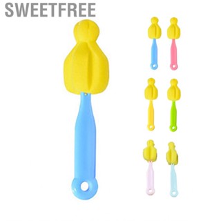 Sweetfree Bottle Scrubber Soft Sponge Baby Cleaning Brush for Nipple