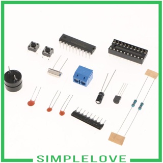 [Simple] นาฬิกาปลุกดิจิทัลอิเล็กทรอนิกส์ ชิป AT89C2051 4 บิต DIY