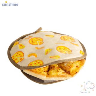 Ssunshine ถุงเก็บอาหาร เค้ก ข้าวโพด ผ้าฝ้าย ทรงกลม ขนาด 11.8 นิ้ว × 11.8 นิ้ว ทําความสะอาดง่าย สีเบจ