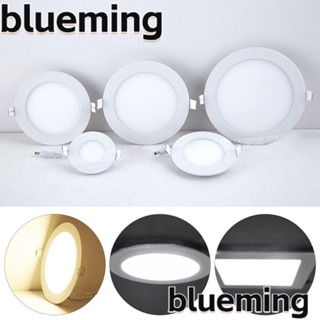 Blueming2 แผงไฟเพดาน LED ทรงกลม 3W-12W บางพิเศษ ทนทาน 2023 1 ชิ้น