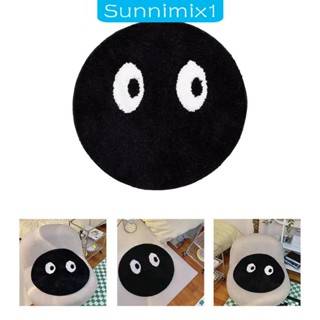 [Sunnimix1] พรมปูพื้น ทรงกลม แบบนิ่ม กันลื่น สําหรับห้องนอน ห้องนั่งเล่น