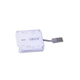 OKER C-2004 WHITE Card Reader All in 1 ตัวอ่านการ์ด