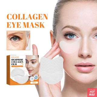 EELHOE Collagen Eye Mask ลบความหมองคล้ำชุ่มชื่น Revive Eyes ด้วยคริสตัล Patch Collagen Moisturizing Eye Patch Reviving Antiaging Eye Mask สบายเครื่องสำอาง,ความงาม Frenzy