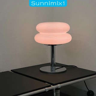 [Sunnimix1] โคมไฟตั้งโต๊ะ USB หรี่แสงได้ แฟชั่น สําหรับตกแต่งห้องนอน บ้าน หอพัก