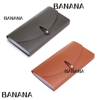 Banana1 แฟ้มพลาสติก สีน้ําตาล และสีเทา 13 ช่อง สําหรับใส่ใบเสร็จรับเงิน 2 แพ็ค