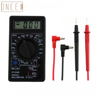 【ONCEMOREAGAIN】Digital Multimeter Black CAT II CE DT830B 12.4cm X 6.9cm X 2.4cm 6F229V