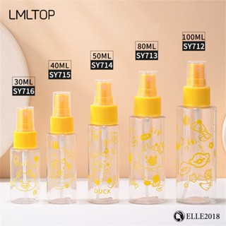 LMLTOP ขวดสเปรย์การ์ตูน 100ml แบบพกพา Travel Essential สำหรับเครื่องสำอาง น่ารัก ทนทานและแฟชั่น ขวดขนาดเล็ก แอมป์สุขภาพ ความงาม หลายข้อมูลจำเพาะ 【elle20181_th】