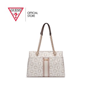 GUESS กระเป๋าสะพายผู้หญิง รุ่น AA889006 FREDERICKSBURG SATCHEL สีขาว