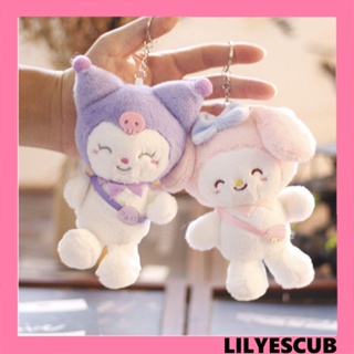 Lilyescub พวงกุญแจ จี้การ์ตูน Melody Cinnamoroll น่ารัก สร้างสรรค์ สําหรับห้อยกระเป๋าเป้สะพายหลัง