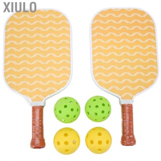Xiulo Pickle Rackets  PP Pickleball Paddles and Balls Bright Color Sweat Absorption for Sports
