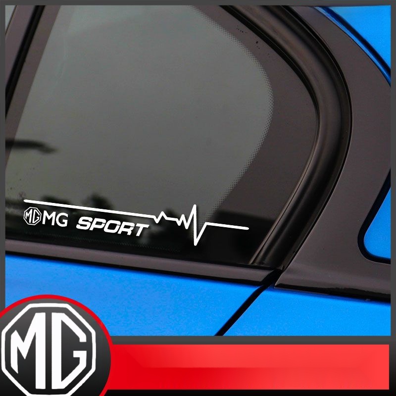 MG3/4/5/6/7 สามเหลี่ยมสติกเกอร์หน้าต่าง MG ฟิล์มด้านข้าง MG สติกเกอร์ตกแต่ง ZS/HS การปรับเปลี่ยนรถสติกเกอร์รถ