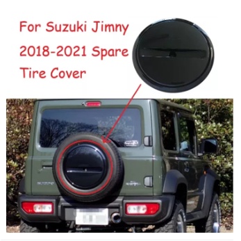 ชิ้นส่วนอะไหล่สําหรับ Suzuki Jimny JB64 JB74 2007-2022คุณภาพสูง ABS ฝาครอบยางอะไหล่รถด้านนอกอุปกรณ์เสริม 15 "ดุมล้อ