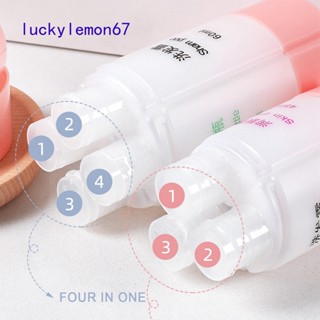 4 In 1 ขวดเปล่า พร้อมฝาปิด สําหรับใส่แชมพู ครีมอาบน้ํา