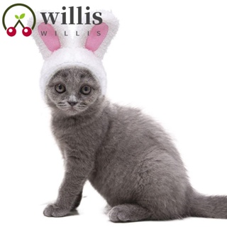 Willis หมวกหูกระต่ายสําหรับสัตว์เลี้ยงแมวสุนัขแมวอบอุ่นคอสเพลย์แมว
