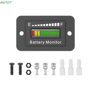 Antot เครื่องวัดตัวบ่งชี้แบตเตอรี่ คุณภาพสูง สําหรับรถยนต์ เรือ Yamaha 12V-72V