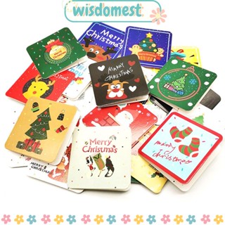 Wisdomest โปสการ์ด ลาย Merry Christmas พร้อมซองจดหมาย 24 ชิ้น ต่อแพ็ค