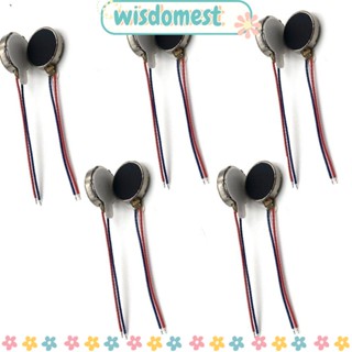 Wisdomest มอเตอร์สั่นสะเทือน ขนาดเล็ก DC 3V 12000rpm สําหรับโทรศัพท์มือถือ แท็บเล็ต 10 ชิ้น