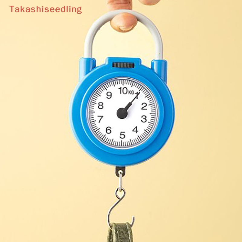 (Takashiseedling) เครื่องชั่งน้ําหนักดิจิทัล แบบแขวน ความแม่นยําสูง 10 กก. สําหรับชั่งกระเป๋าเดินทาง ปลา