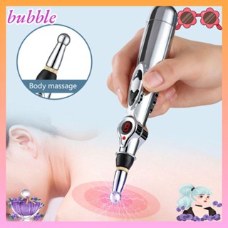 BUBBLE Acupuncture Pen Electronic Relaxation Meridians Full Body Massager