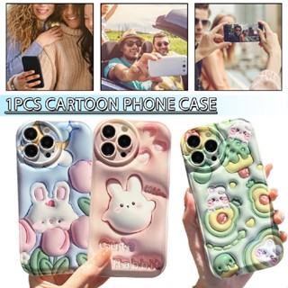 Cartoon Rabbit Phone Case Protective Case for VIVO S15/S16/E/PRO/X70/X80/X90