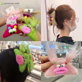 New Autumn Winter Plush Funny Sanfu Ugly Cute Doll Hair Clip