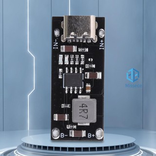 บอร์ดชาร์จแบตเตอรี่ลิเธียม โพลิเมอร์ กระแสไฟสูง 1-3A Type-C IP2312 CC/CV โหมด 5V เป็น 4.2V 4.35V [Missece.th]
