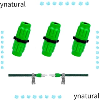 Ynatural อุปกรณ์เชื่อมต่อท่อน้ํา แบบสองช่อง ขยายได้ 8/11 มม. ทนทาน สําหรับรดน้ําในสวน 3 ชิ้น