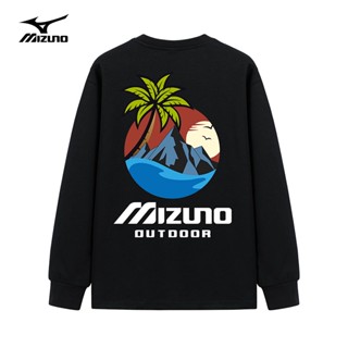 Mizuno / Mizuno เสื้อกันหนาว แขนยาว คอกลม ทรงหลวม สําหรับผู้ชาย