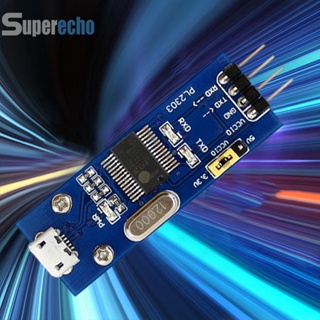 Pl2303 บอร์ดโมดูลอนุกรม USB UART Micro-B TTL 3.3V-5V USB เป็นอะแดปเตอร์อนุกรม [superecho.th]