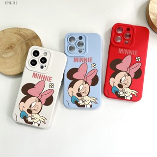 IPhone 12 11 8 7 X XS XR SE Plus Pro Max 2020 2022 เข้ากันได้ เคสไอโฟน สำหรับ Minnie เคส เคสโทรศัพท์