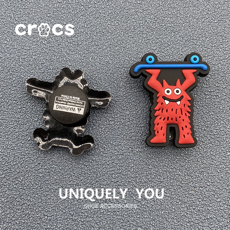 Crocs jibbitz หัวเข็มขัด ลายการ์ตูนมอนสเตอร์ ดอกไม้น่ารัก สไตล์เกาหลี แฟชั่น สําหรับตกแต่งรองเท้าแตะ