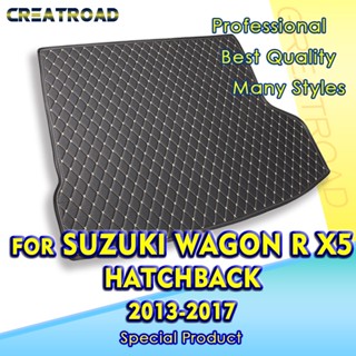 พรมปูพื้นรถยนต์ สําหรับ Suzuki Wagon R X5 Hatchback 2013 2014 2015 2016 2017