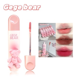 Gege Bear ลิปทินท์ เนื้อแมตต์กํามะหยี่ กันน้ํา ไม่ซีดจาง