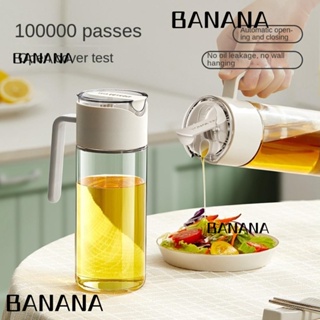 Banana1 ขวดจ่ายน้ํามันอัตโนมัติ กันรั่วซึม ถอดออกได้ ทนทาน 550 มล. สําหรับห้องครัว