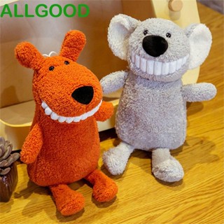 Allgoods ของเล่นตุ๊กตาฟันใหญ่ รูปหมูเขย่า หน้ายิ้ม ของขวัญวันเกิด แบบสร้างสรรค์ สําหรับสุนัข แมว