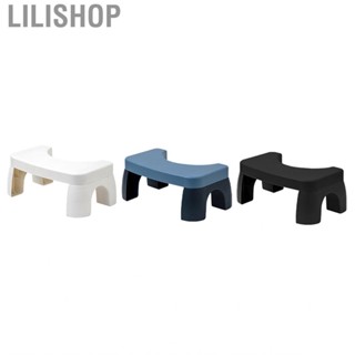 Lilishop Squatting Potty Foot Stool  Improve Defecation Stable Bottom Toilet Sturdy PP for Bathroom Step