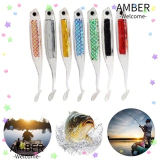 Amber เหยื่อตกปลาประดิษฐ์ ทนทาน 80 มม. 2.2 กรัม 6 ชิ้น