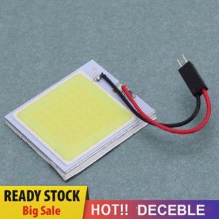 [Deceble.th] โคมไฟอ่านหนังสือ ชิป SMD cob 48 12v cw led ทรงโดม สําหรับรถยนต์