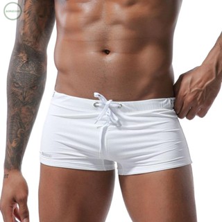 GORGEOUS~Men Male Boxer shorts Drawstring Elastic waist Low rise Mesh Hollow out