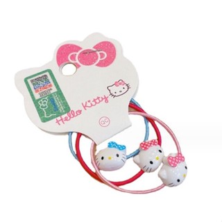 [พร้อมส่งจากร้านไทย] ลิขสิทธิ์แท้ 100% Sanrio HELLO KITTY เซ็ต3ชิ้น* ยางรัดผมคิตตี้ ที่รัดผมคิตตี้ วัสดุอย่างดีค่ะ