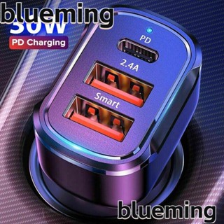 Blueming2 ซ็อกเก็ตชาร์จ USB QC3.0 30W สําหรับรถยนต์