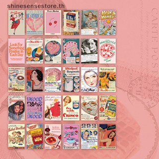 Shine โปสการ์ดข้อความ ลายการ์ตูนญี่ปุ่น สร้างสรรค์ DIY 30 ชิ้น ต่อกล่อง
