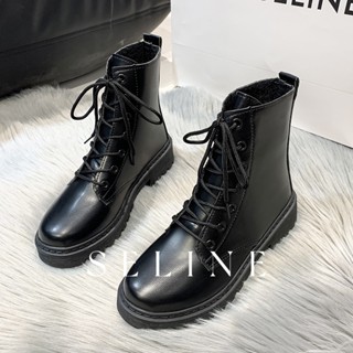 SELINE แฟชั่นรองเท้า บูท รองเท้าบูทยาว ไซส์ใหญ่ รองเท้า boots กันน้ํา นุ่ม ปัจจุบัน หรู FMT2390QM237Z230911