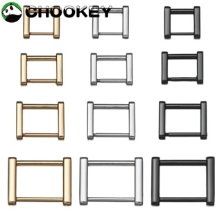 Chookey หัวเข็มขัดโลหะ ทรงสี่เหลี่ยมผืนผ้า ถอดออกได้ อุปกรณ์เสริม สําหรับสายคล้องกระเป๋า