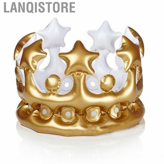 Lanqistore Inflatable Crown Decoration  Kid Cosplay Hand Eye Coordination Light To Wear Portable for Performance