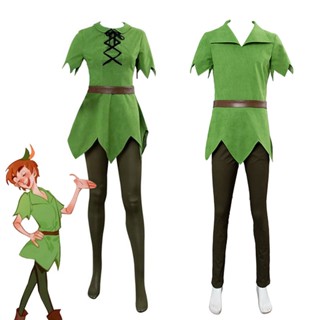 เครื่องแต่งกายคอสเพลย์ Peter Pan เหมาะกับปาร์ตี้ฮาโลวีน สําหรับเด็กผู้ชาย และเด็กผู้หญิง